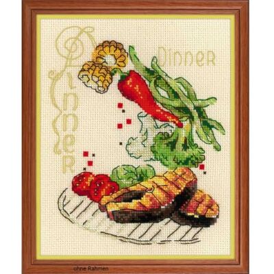Riolis korsstygnsset - Beige Zweigart Aida, Flerfärgad, 15x18cm - Korsstygnsset Riolis korsstygnsset - Beige Zweigart Aida, Flerfärgad, 15x18cm - Korsstygnsset