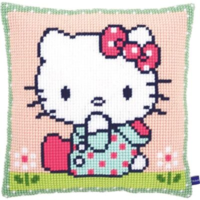 Vervaco Wiese korskudde/stickkudde förtryckt, bomull, flerfärgad, 40 x 40 x 0,3 cm Vervaco Wiese korskudde/stickkudde förtryckt, bomull, flerfärgad, 40 x 40 x 0,3 cm
