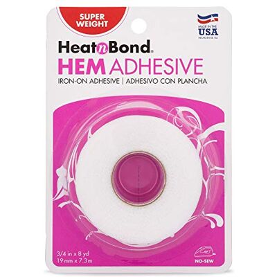 heatnbond 19 mm bred och 7,25 m lång, vit fåll för strykning från Therm-o-Web heatnbond 19 mm bred och 7,25 m lång, vit fåll för strykning från Therm-o-Web
