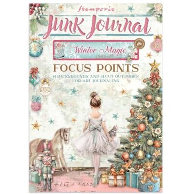 Stamperia – skräpdagbok, klistermärken för klippböcker, album, korttillverkning och more, perfekt för hobbyer och hantverk (Winter Magic) (Focus Points) (A5) Stamperia – skräpdagbok, klistermärken för klippböcker, album, korttillverkning och more, perfekt för hobbyer och hantverk (Winter Magic) (Focus Points) (A5)