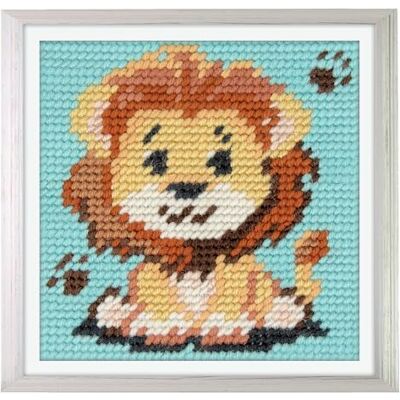 Trimits Halvstygn/Gobeläng Broderikit för Barn Ko Tryckt Canvas 17 x 17cm med Akrylgarn, Plastnål, Färgdiagram och Instruktioner Kreativt Pysselset för Barn Trimits Halvstygn/Gobeläng Broderikit för Barn Ko Tryckt Canvas 17 x 17cm med Akrylgarn, Plastnål, Färgdiagram och Instruktioner Kreativt Pysselset för Barn