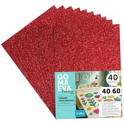 m-office Mossgummiplattor med glitter 40 x 60 cm, färgglada EVA-skum pysselplattor för barn, gör-det-själv, skola, dekoration och konstprojekt – perfekt som pysselpapper, skumgummi med glitter – m-kontor m-office Mossgummiplattor med glitter 40 x 60 cm, färgglada EVA-skum pysselplattor för barn, gör-det-själv, skola, dekoration och konstprojekt – perfekt som pysselpapper, skumgummi med glitter – m-kontor