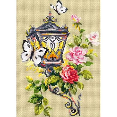 Magic Needle 100-044 ZW ljus av fascination korsstygnsset med räkningsmönster kvistutgåva, bomull, flerfärgad, 17 x 23 cm Magic Needle 100-044 ZW ljus av fascination korsstygnsset med räkningsmönster kvistutgåva, bomull, flerfärgad, 17 x 23 cm