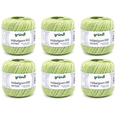 Gründl - ombré 100 g/566 m - ullgarn bomull för virkning Gründl - ombré 100 g/566 m - ullgarn bomull för virkning