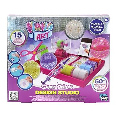 Born To Play NANO ART Super Delux designstudio, kreativt set Born To Play NANO ART Super Delux designstudio, kreativt set