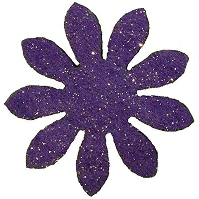 Petra's Bastel News Petra's pyssel-nyheter 100 x prästkragar 30 mm, glitterfilt, ensidig glitter, flis, lila, 18 x 12 x 5 cm Petra's Bastel News Petra's pyssel-nyheter 100 x prästkragar 30 mm, glitterfilt, ensidig glitter, flis, lila, 18 x 12 x 5 cm