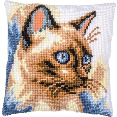 Vervaco Katt Siamese Katt Korsstygn Kudde Kit Broderiset Nybörjare Dekorativa Gobelin Kuddar 40 x 40 cm Kreativa Hantverk Tillbehör DIY Heminredning Vuxna Hobbies Cross Stitch Vervaco Katt Siamese Katt Korsstygn Kudde Kit Broderiset Nybörjare Dekorativa Gobelin Kuddar 40 x 40 cm Kreativa Hantverk Tillbehör DIY Heminredning Vuxna Hobbies Cross Stitch