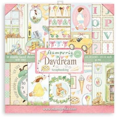 Stamperia Daydream Scrapbooking Pad 15x15 Stamperia Daydream Scrapbooking Pad 15x15