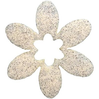 Petra's Bastel News Petra's Craft-News 100 x blomma 40 mm med blomurringning, glitterfilt, ensidig glitter, flis, kräm, 18 x 12 x 5 cm Petra's Bastel News Petra's Craft-News 100 x blomma 40 mm med blomurringning, glitterfilt, ensidig glitter, flis, kräm, 18 x 12 x 5 cm