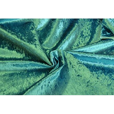 CRS Fur Fabrics Lyxig sammet marmor velourtygmaterial Aquablå CRS Fur Fabrics Lyxig sammet marmor velourtygmaterial Aquablå