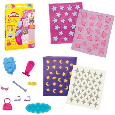 Play-Doh Barbie Sparkles and Gems, accessoarpaket Play-Doh Barbie Sparkles and Gems, accessoarpaket