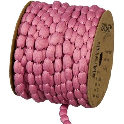 Halbach Sidenband pompom bård bredd 8 mm längd 15 m Band med tofsar som pom ponsgirlang, bröllopsdekoration, trädgårdsfestdekoration Färg: bär Halbach Sidenband pompom bård bredd 8 mm längd 15 m Band med tofsar som pom ponsgirlang, bröllopsdekoration, trädgårdsfestdekoration Färg: bär