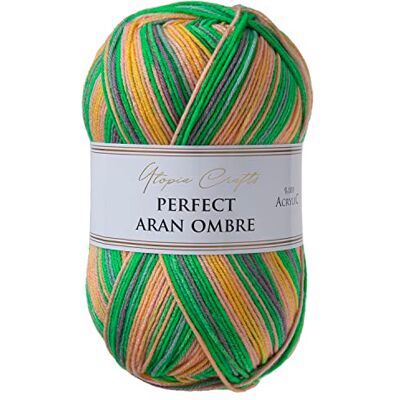 Utopia Crafts Aran Ombre flerfärgad stick- och virkgarn, 300–600 m (013) Utopia Crafts Aran Ombre flerfärgad stick- och virkgarn, 300–600 m (013)