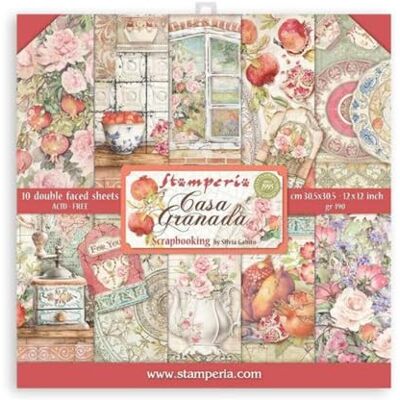 Stamperia Scrapbooking Pad Casa Granada Stamperia Scrapbooking Pad Casa Granada