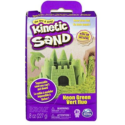 Kinetic Sand Spinmaster Modelling Sand Base Pack, 227 g, 227 g grön Kinetic Sand Spinmaster Modelling Sand Base Pack, 227 g, 227 g grön