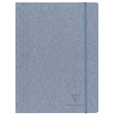 Clairefontaine 83519C Une Chemise A Elastique Cartonnée Papier Jeans 3 Rabats A4 Collection Jeans&Cocoa Clairefontaine 83519C Une Chemise A Elastique Cartonnée Papier Jeans 3 Rabats A4 Collection Jeans&Cocoa