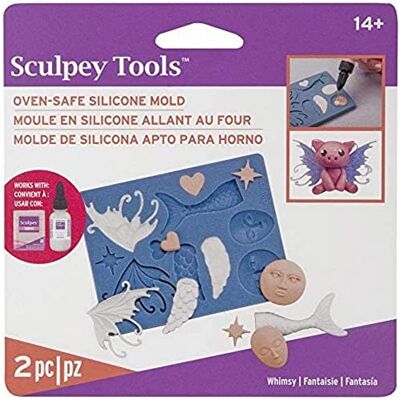 Sculpey APM-66 flexibel push-form, silikon, whimsy Sculpey APM-66 flexibel push-form, silikon, whimsy