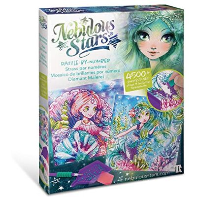 Nebulous Stars NS11123 Strass nach Zahlen Creative Water Diamond Kit, Beautiful Rhinestones, Similar to Painting by Numbers Principle, for Girls from 7 Years, Colourful Nebulous Stars NS11123 Strass nach Zahlen Creative Water Diamond Kit, Beautiful Rhinestones, Similar to Painting by Numbers Principle, for Girls from 7 Years, Colourful