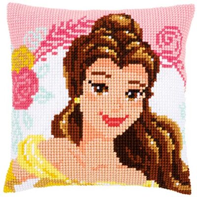 Vervaco korsstygnssats: Kudde odjur-förtrollad skönhet, bomull, blandad, 20 x 1 x 25 cm Vervaco korsstygnssats: Kudde odjur-förtrollad skönhet, bomull, blandad, 20 x 1 x 25 cm