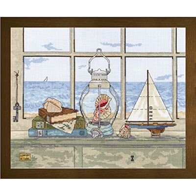 Design Works Crafts Janlynn havsbris Vista korsstygnssats x 11 cm 14 räknat, 100% bomull, flerfärgad Design Works Crafts Janlynn havsbris Vista korsstygnssats x 11 cm 14 räknat, 100% bomull, flerfärgad
