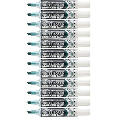 Pentel Maxiflo torka mejsel spets markör gRÖN Pentel Maxiflo torka mejsel spets markör gRÖN