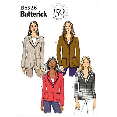 Butterick BTK 5926 B5 (8-10-12-14-16) B5926 mönster för sömnad, elegant, extravagant, moderiktig Butterick BTK 5926 B5 (8-10-12-14-16) B5926 mönster för sömnad, elegant, extravagant, moderiktig
