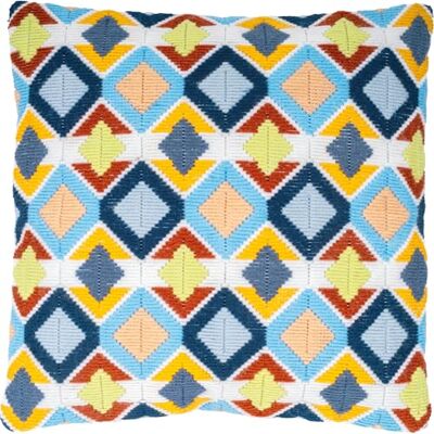 Vervaco Långstickat kit gör-det-själv dekorativ kudde soffa diamant kreativ gåva broderi kit nybörjare hantverk kreativ vuxen ca 40 x 40 cm lång söm broderi Vervaco Långstickat kit gör-det-själv dekorativ kudde soffa diamant kreativ gåva broderi kit nybörjare hantverk kreativ vuxen ca 40 x 40 cm lång söm broderi