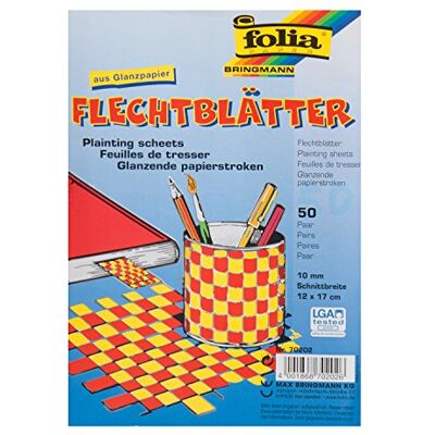 Folia - 70202 - Hobbypapper - Blandade Färger - Glansigt Yta Folia - 70202 - Hobbypapper - Blandade Färger - Glansigt Yta