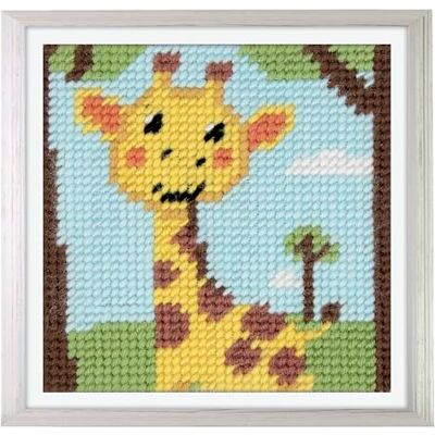 Trimits Halvstygn/Gobeläng Broderikit för Barn Ko Tryckt Canvas 17 x 17cm med Akrylgarn, Plastnål, Färgdiagram och Instruktioner Kreativt Pysselset för Barn Trimits Halvstygn/Gobeläng Broderikit för Barn Ko Tryckt Canvas 17 x 17cm med Akrylgarn, Plastnål, Färgdiagram och Instruktioner Kreativt Pysselset för Barn
