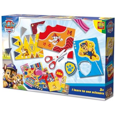Creative – Paw Patrol – jag lär dig att skära – pysselset för barn – Paw Patrol-leksak – 36 skärblad – med säker sax för barn – från 3 år Creative – Paw Patrol – jag lär dig att skära – pysselset för barn – Paw Patrol-leksak – 36 skärblad – med säker sax för barn – från 3 år