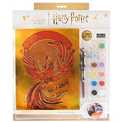 DIAMANTINY Harry Potter – Wizarding Stand Together Fenix – Kit skapar Mosaic, Crystal Art-verksamhet, Diamond Painting, 1 Framework A4, Multicolor, 21 x 29,7 cm, 21018 DIAMANTINY Harry Potter – Wizarding Stand Together Fenix – Kit skapar Mosaic, Crystal Art-verksamhet, Diamond Painting, 1 Framework A4, Multicolor, 21 x 29,7 cm, 21018