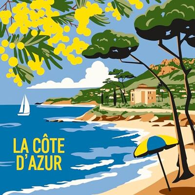 ENJOYART ENJOY ART Målning efter nummer Côte d'Azur promenad ENJOYART ENJOY ART Målning efter nummer Côte d'Azur promenad