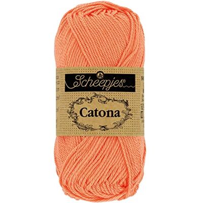 Scheepjes Catona 410 Rik Korall Garn 1x10g Scheepjes Catona 410 Rik Korall Garn 1x10g