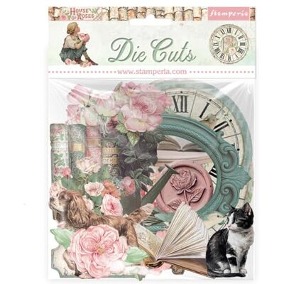 Stamperia Die Cuts for Scrapbooks, Albums, Cards, Bullet Journals and More, Laser Cut Cardboard Shapes, Easy to Glue, Perfect for Hobbies, Crafts, and Gifting (House of Roses) (Assorted) Stamperia Die Cuts for Scrapbooks, Albums, Cards, Bullet Journals and More, Laser Cut Cardboard Shapes, Easy to Glue, Perfect for Hobbies, Crafts, and Gifting (House of Roses) (Assorted)
