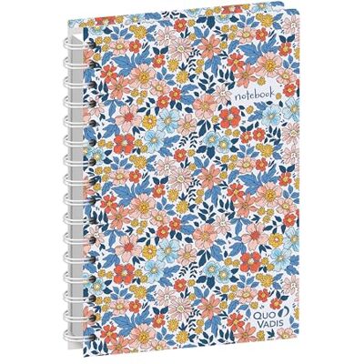 Quo Vadis Anteckningsbok Spiralé Daisy Flerfärgad Punkter (prickar) och linjerade sidor 15 x 21 cm vitt Clairefontaine papper fransk tillverkning Quo Vadis Anteckningsbok Spiralé Daisy Flerfärgad Punkter (prickar) och linjerade sidor 15 x 21 cm vitt Clairefontaine papper fransk tillverkning