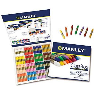 Manley mnc00192 – våningar 192 vaxpennor, 1 styck Manley mnc00192 – våningar 192 vaxpennor, 1 styck