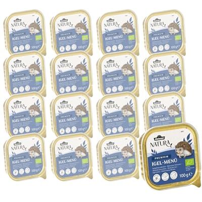 Dehner Natura Foder För Igelkottar, Paket med 16 x 100 g Dehner Natura Foder För Igelkottar, Paket med 16 x 100 g