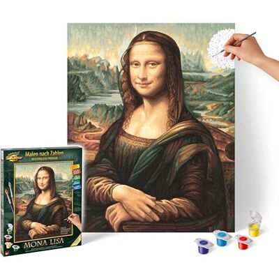 Schipper 609130511måla efter siffror – Mona Lisa – måla bilder för vuxna, inklusive borstar och akrylfärger, 40 x 50 cm, flerfärgad Schipper 609130511måla efter siffror – Mona Lisa – måla bilder för vuxna, inklusive borstar och akrylfärger, 40 x 50 cm, flerfärgad