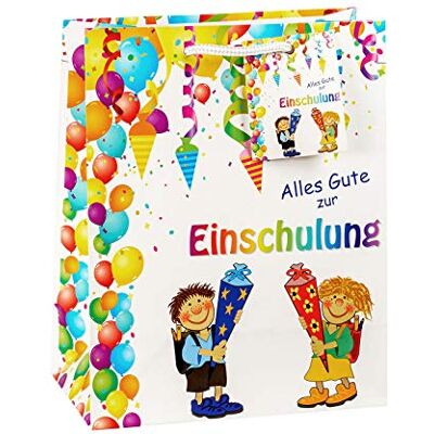 TSI 82017 presentpåsar INskolning, 12-pack, storlek: medium (H x B x D 23 x 18 x 10 cm) TSI 82017 presentpåsar INskolning, 12-pack, storlek: medium (H x B x D 23 x 18 x 10 cm)