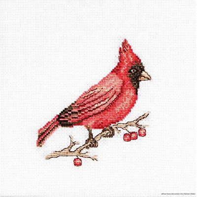 LUCAS Luca-S B1156 Cardinal korsstygn, bomull, flerfärgad, 10 x 9 cm LUCAS Luca-S B1156 Cardinal korsstygn, bomull, flerfärgad, 10 x 9 cm
