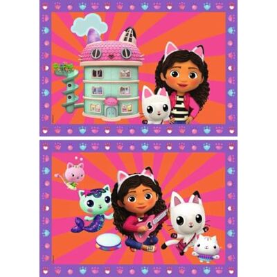 Ravensburger CreArt 23754 Gabby's Dollhouse målning efter nummer för barn från 5 år och uppåt, målningsset med ram, pensel och akrylfärger, present till flickor och pojkar Ravensburger CreArt 23754 Gabby's Dollhouse målning efter nummer för barn från 5 år och uppåt, målningsset med ram, pensel och akrylfärger, present till flickor och pojkar