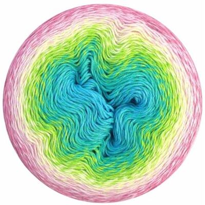 Scheepjes 1698-768 Whirl Yllgarn, 1000 Meter Längd, Rosa/Blå/Grön Scheepjes 1698-768 Whirl Yllgarn, 1000 Meter Längd, Rosa/Blå/Grön