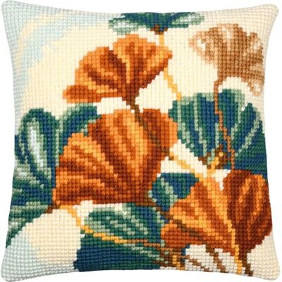 Vervaco Korsstygnskudde Ginkgo Blad Set Broderi Nybörjare Gobelin Dekorativa Kuddar 40 x 40 cm Kreativa Hantverk Tillbehör DIY Heminredning Hobby Vuxen Cross Stitch Vervaco Korsstygnskudde Ginkgo Blad Set Broderi Nybörjare Gobelin Dekorativa Kuddar 40 x 40 cm Kreativa Hantverk Tillbehör DIY Heminredning Hobby Vuxen Cross Stitch