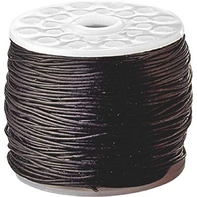 Knorr Prandell Läderrep - 0,5mm - 20m - Svart Knorr Prandell Läderrep - 0,5mm - 20m - Svart