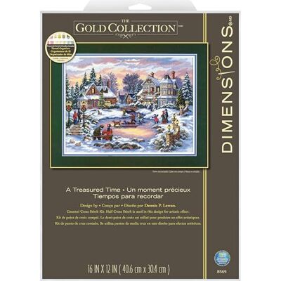 Dimensions Mätarmönster förpackning med räkningsmönster, guld, c1 Dimensions Mätarmönster förpackning med räkningsmönster, guld, c1