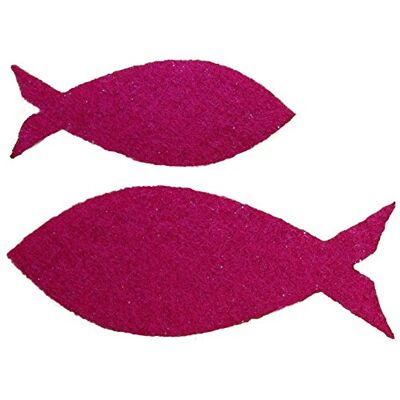 Petra's Bastel News Petra's Craft-News 50-delars fiskset, 2 olika storlekar, glitterfilt, ensidig glitter, flis, rosa, 18 x 12 x 5 cm Petra's Bastel News Petra's Craft-News 50-delars fiskset, 2 olika storlekar, glitterfilt, ensidig glitter, flis, rosa, 18 x 12 x 5 cm
