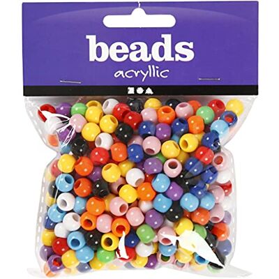 Creativ Ponnypärlor, D: 8 mm, 70 g, 125 ml Creativ Ponnypärlor, D: 8 mm, 70 g, 125 ml