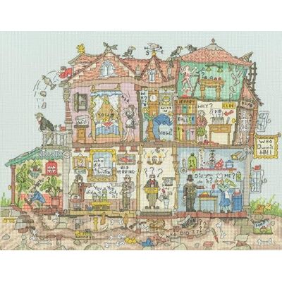 Bothy Threads Counted korsstygnskit Cut Thru' Who Dunnit Bothy Threads Counted korsstygnskit Cut Thru' Who Dunnit