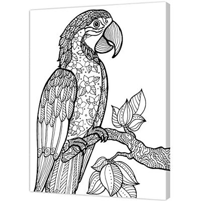 Pintcolor 7805.0 kilram med duk tryckt för målning, träskärm, vit/svart, 40 x 50 x 3,5 cm Pintcolor 7805.0 kilram med duk tryckt för målning, träskärm, vit/svart, 40 x 50 x 3,5 cm