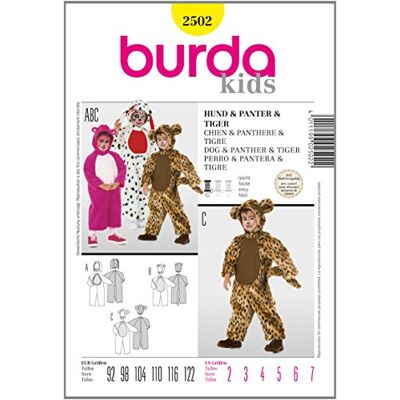 burdastyle Skärmönster Burda 2502 g 92–122 burdastyle Skärmönster Burda 2502 g 92–122